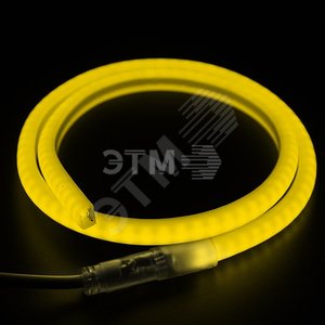Гибкий Неон LED SMD, форма - D, жёлтый, 120 LED/м, бухта 100м | 131-071 | NEON-NIGHT
