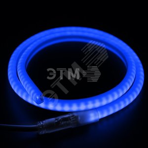 Гибкий Неон LED SMD, форма - D, синий, 120 LED/м,  бухта 100м - NEON-NIGHT