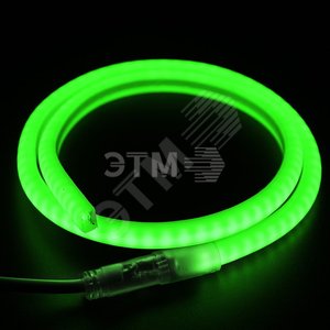 Гибкий Неон LED SMD, форма - D, зелёный, 120 LED/м, бухта 100м | 131-074 | NEON-NIGHT - NEON-NIGHT