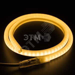 Гибкий профессиональный Неон LED SMD, форма - D, тёплый белый, 120 LED/м,  бухта 100м (131-076) - NEON-NIGHT