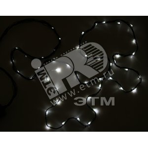 Гирлянда домашняя нить (стринг-метеор с динамикой) 4м IP44 24V белый - NEON-NIGHT