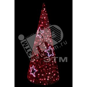 Фигура светодиодная ВSC-180 Ель LED подсветка d80см H180см красная - NEON-NIGHT