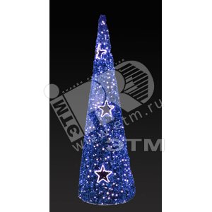 Фигура светодиодная Ель LED подсветка H5м синяя (506-268) - NEON-NIGHT