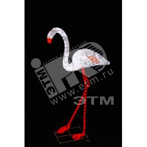 Фигура светодиодная акриловая Фламинго 130х70см 464 LED IP44 понижающий трансформатор в комплекте - NEON-NIGHT