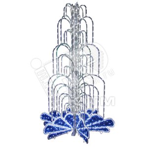 Фонтан LED высота 2.0 d1.3 метра с контроллером cиний (522-115) - NEON-NIGHT