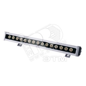 Прожектор уличный LED линейный RGB 19W DC2х4В 15 диодов 1350Лм IP65 50см - NEON-NIGHT