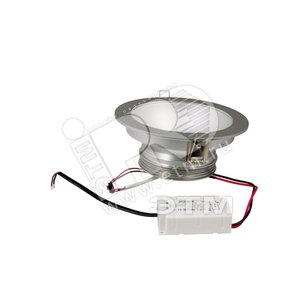 Светильник светодиодный Downlight встраиваемый 12W 12 светодиодов 1W 220В 180х81 d160мм IP23 нейтральный белый 4500-5000К - NEON-NIGHT