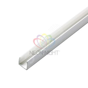 Короб профессиональный пластиковый для гибкого неона белый (104-421) - NEON-NIGHT
