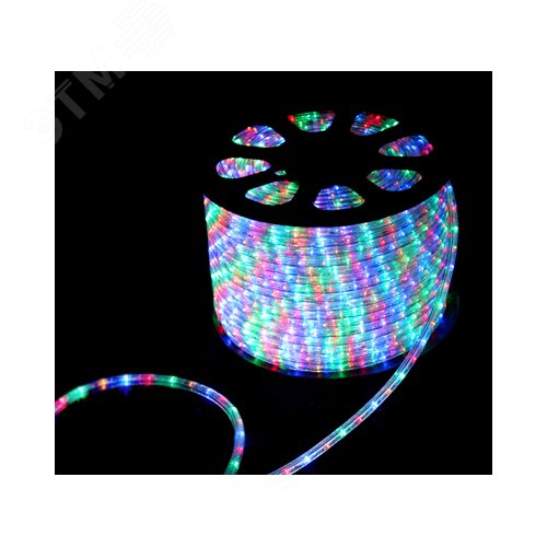 Дюралайт LED, свечение с динамикой 3W - мульти RYGB, 30 LED/м, 100 м - NEON-NIGHT