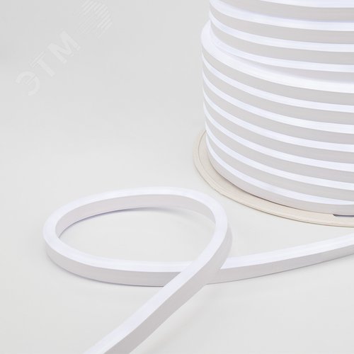 Неон гибкий LED SMD 8х16 мм, односторонний белый, 120 LED/м, 20 м - NEON-NIGHT
