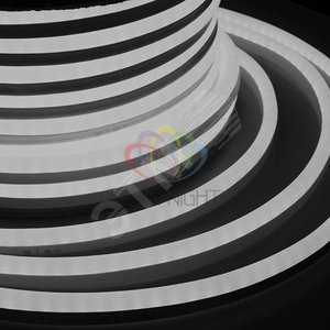 Неон профессиональный светодиодный гибкий постоянное свечение белый 220В (бухта 50м) (131-015)