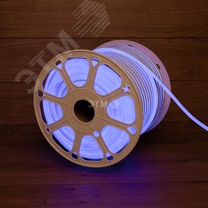 Неон гибкий LED SMD 8х16 мм, синий, 120 LED/м, 100 м - NEON-NIGHT