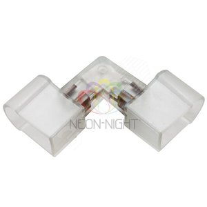 Муфта для соединения гибкого неона внешний угол без иглы