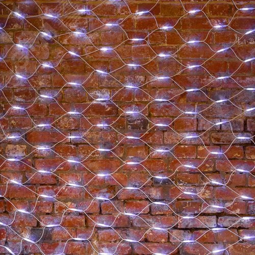Гирлянда Сеть 2x3 м, белый каучук, 432 LED белые - NEON-NIGHT
