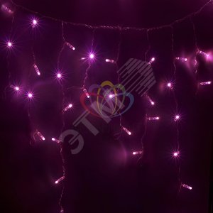 Гирлянда LED Айскл 2х4х0,6м, роз 88 LED - NEON-NIGHT