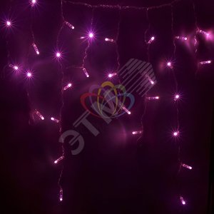Гирлянда Айскл 4,8х0,6м роз 176 LED - NEON-NIGHT