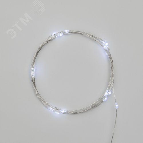 Гирлянда домашняя светодиодная Роса 2м 20LED белый (303-005) - фото 2