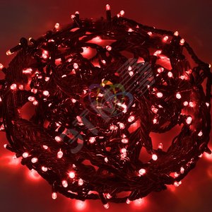 Гирлянда профессиональная Твинкл Лайт 240LED красный черный провод - NEON-NIGHT