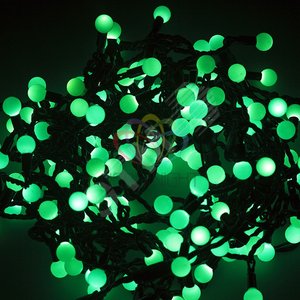 Гирлянда профессиональная LED - шарики d17.5мм 20м зеленый 24В (303-524) - NEON-NIGHT