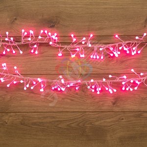 Гирлянда мишура,6м, 576 LED, роз