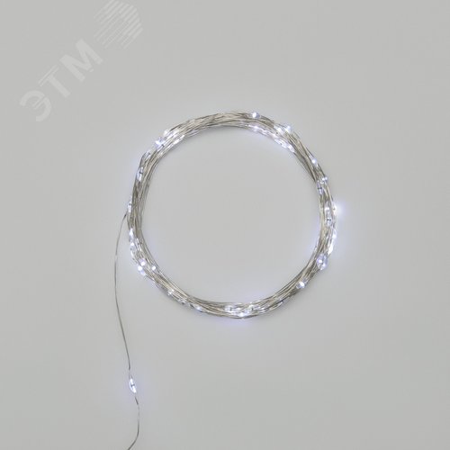 Гирлянда Роса 10 м, 100 LED, USB, белое свечение - фото 2