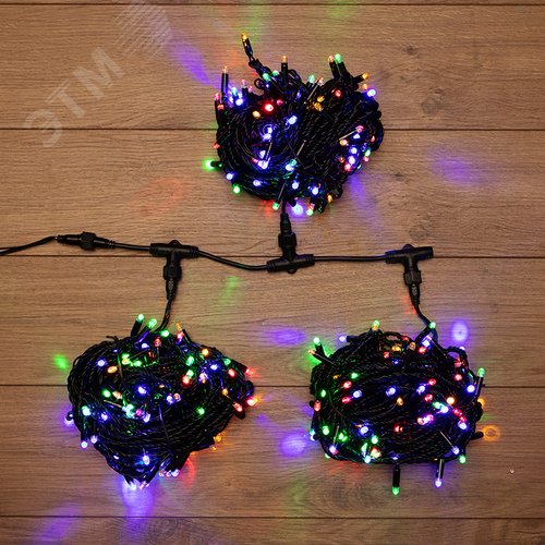 Гирлянда LED ClipLight 24 V, 3 нити по 20 м, свечение с динамикой, диодов мульти - фото 2