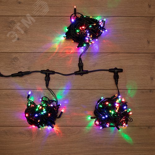 Гирлянда LED ClipLight 24 V, 3 нити по 10 м, диодов мульти - фото 2