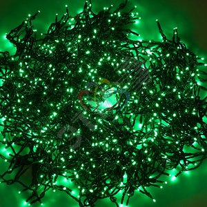 Гирлянда профессиональная LED ClipLight 24В 5 нитей по 20 метров зеленый