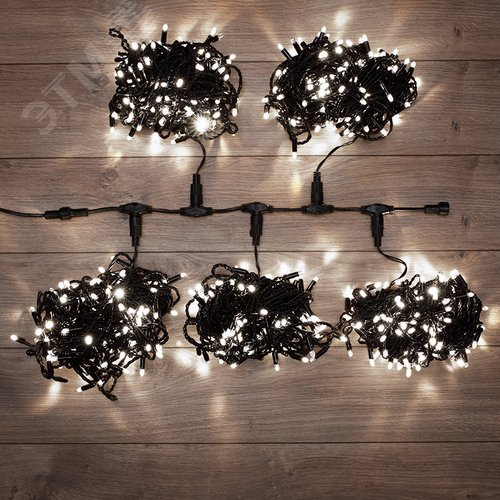 Гирлянда LED ClipLight 24 V, 5 нитей по 20 м, диоды белые - фото 2