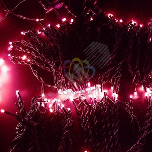 Гирлянда LED ClipLight 2х4В 5 нитей по 20 метров розовый - NEON-NIGHT