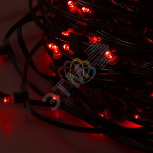 Гирлянда профессиональная LED ClipLight 12В 300мм красный с трансфоматором (325-132)