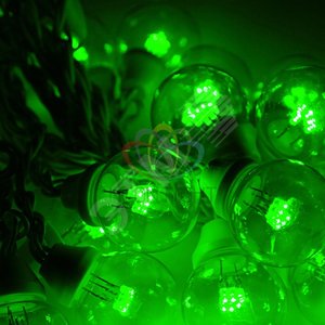 Гирлянда LED Galaxy Bulb String 10м, черный КАУЧУК, 30 ламп*6 LED ЗЕЛЕНЫЕ, влагостойкая IP65 | 331-324 | NEON-NIGHT - NEON-NIGHT