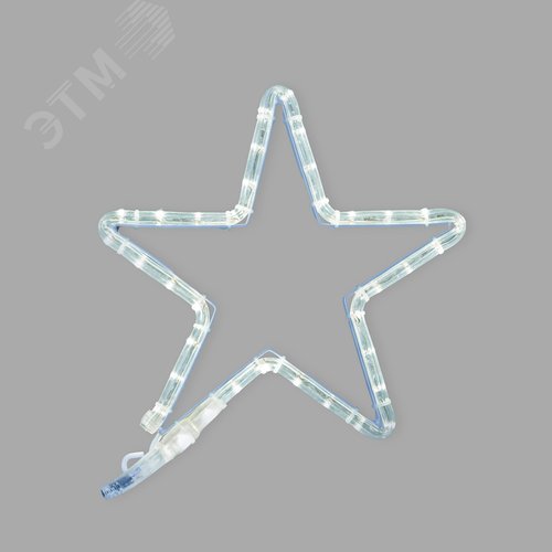 Фигура световая звездочка LED белый, размер 30x28 см - NEON-NIGHT