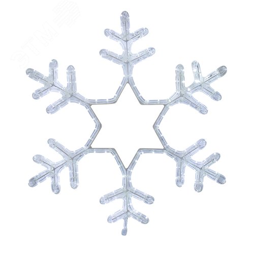 Фигура световая Снежинка белый, размер 55x55 см