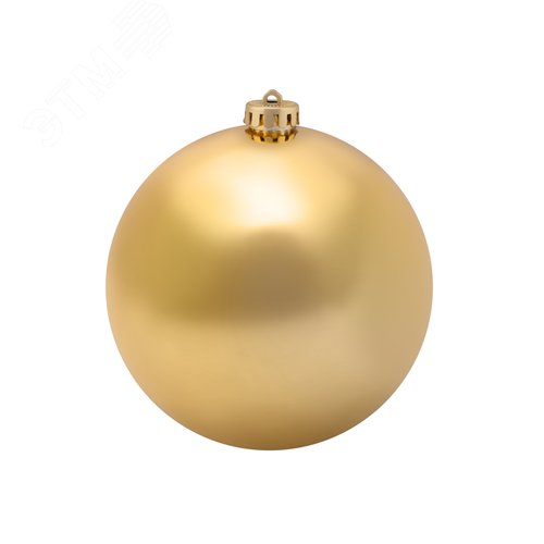 Фигура ёлочная Шар 15 см, золотой глянцевый