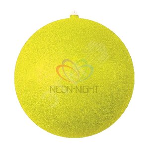 Фигура елочная Шар с блестками 30см золотой - NEON-NIGHT