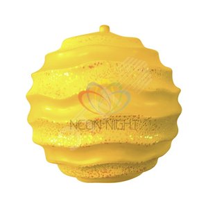 Фигура профессиональная елочная Шар с юбочкой 30см золотой (502-091) - NEON-NIGHT