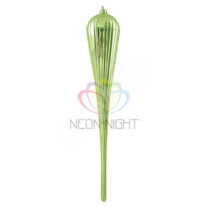 Фигура профессиональная елочная Тающая сосулька 49см золотой (502-231)