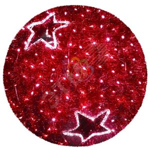 Фигура Шар LED подсветка d80см красный (506-213)