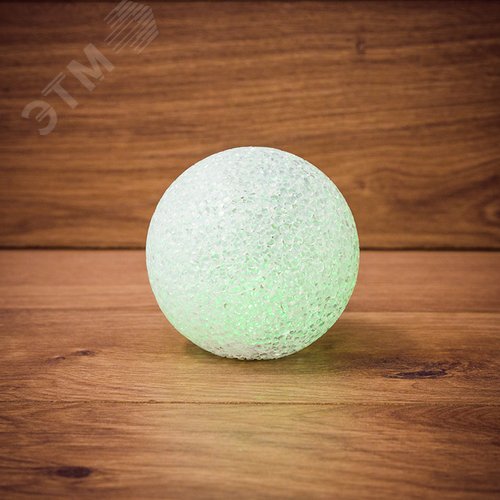 Фигура светодиодная Снежок, RGB, 10 см - фото 2