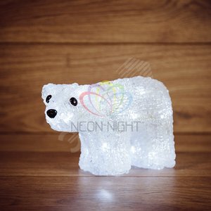 Фигура мишка 15 см, 4,5 В(3хАА), 20 LED - NEON-NIGHT