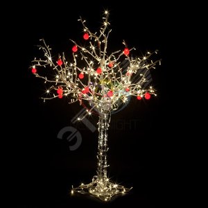 Фигура уличная светодиодная Дерево Яблоня H1.2м понижающий трансформатор в комплекте