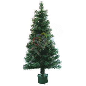 Фигура Ель фибро-оптика 150см 160 ве ок без       декоративных украшений