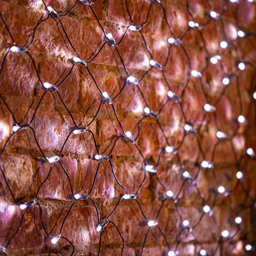 Гирлянда Сеть 2х1,5 м, черный ПВХ, 288 LED белые - фото 2