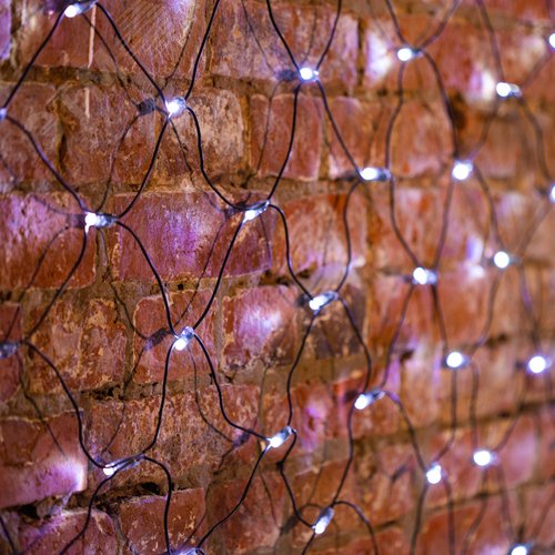 Гирлянда Сеть 2,5х2,5 м, черный ПВХ, 432 LED белые - фото 2