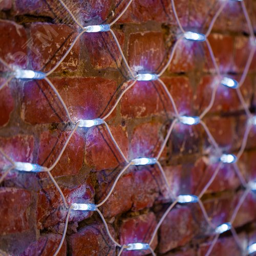 Гирлянда Сеть 2x3 м, белый каучук, 432 LED белые - фото 2