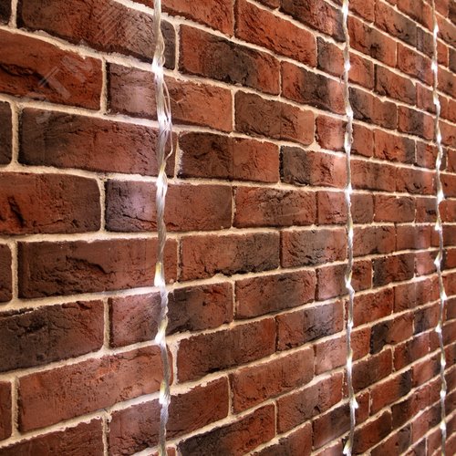 Гирлянда Светодиодный дождь 2х9 м, эффект водопада, прозрачный провод, 24 В, диоды белые 2