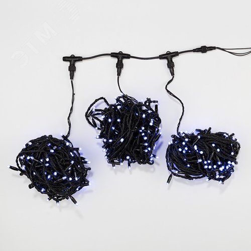 Гирлянда LED ClipLight 24 V, 3 нити по 20 м, свечение с динамикой, диоды белые - NEON-NIGHT
