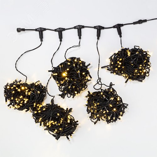 Гирлянда LED ClipLight 24 V, 5 нитей по 20 м, диодов теплый белый