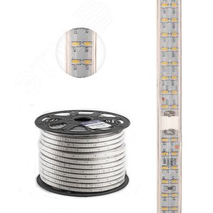 Лента LED уличная 220В, 6.5x15мм, IP67, SMD 3014, 240 LED/м, белый, 100м - NEON-NIGHT